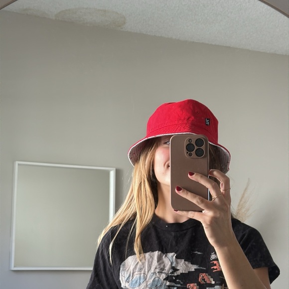 Reversible Cherry Bucket Hat - Picture 3 of 3